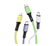 USAMS Kabel U52 microUSB 2A Fast Charge 1m zielony - 1569093 - zdjęcie 3